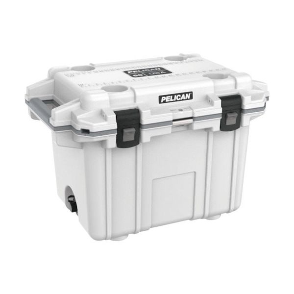Pelican Products 50QT エリートクーラー ホワイトXグレー 50Q-1-WHTGRY 1台 337-8268（直送品）