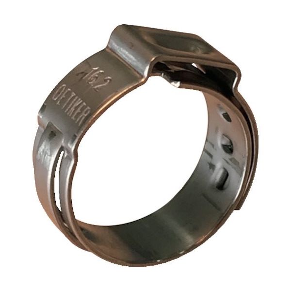 OETIKER PG167 ステップレスイヤークランプ φ13.7 ー 16.2mm 16702494 1個 340-3252（直送品）