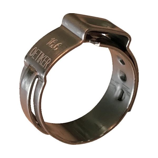 OETIKER PG167 ステップレスイヤークランプ φ14.1 ー 16.6mm 16702495 1個 340-1714（直送品）
