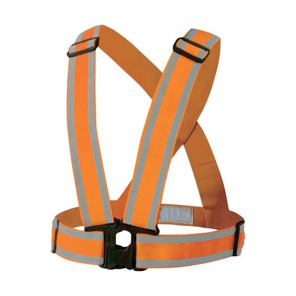 富士手袋工業 富士手袋 伸縮安全テープベスト 50mm 8272-OR 1枚 339-8559（直送品）