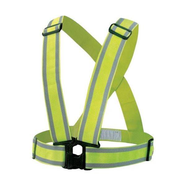 富士手袋工業 富士手袋 伸縮安全テープベスト 50mm 8272-YE 1枚 339-8562（直送品）