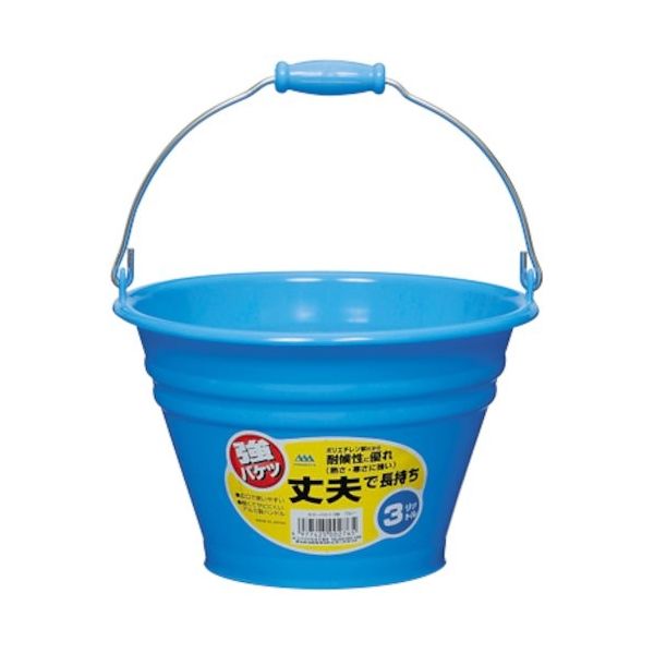 ヒマラヤ化学工業所 ヒマラヤ化学 カラーバケツ 6011 3型 ブルー 230パイ×144 002765 1個 334-8149（直送品）