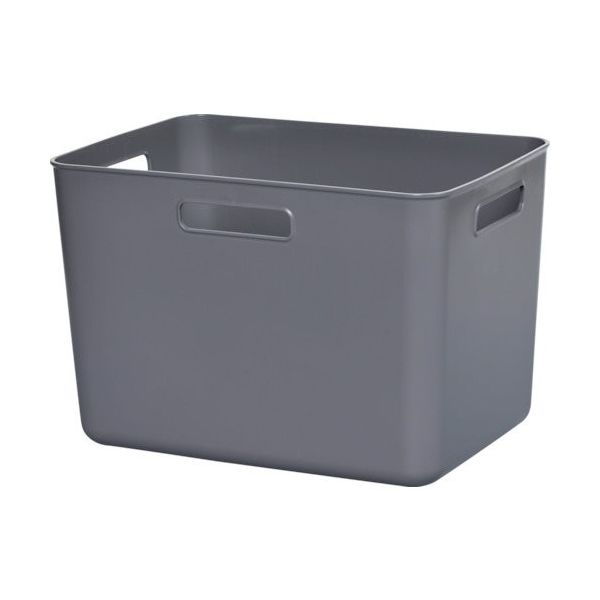 ヒマラヤ化学工業所 ヒマラヤ化学 1389 やわらかBOX/ワイド深型 ダークグレー 364×259×245 138952 1個（直送品）