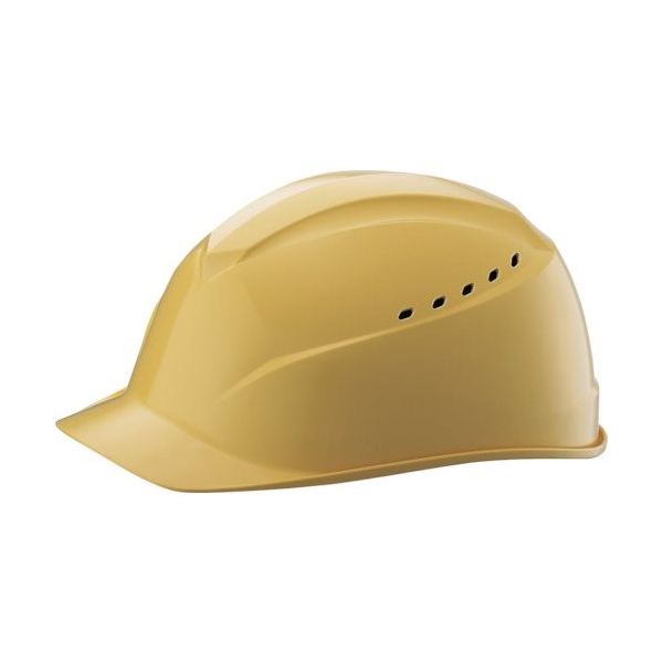 谷沢製作所 タニザワ エアライトS搭載ヘルメット(アメリカンタイプ・溝付・通気孔付) 帽体色:クリーム 01230-JZ-C3-J 1個（直送品）