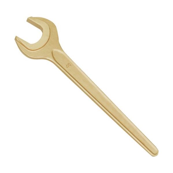 Hebei Botou Safety Tools TAURUS 防爆片口スパナ 二面幅寸法21mm 全長195mm 140-21A 1丁（直送品）