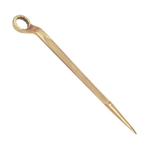 Hebei Botou Safety Tools TAURUS 防爆シノ付片口メガネレンチ 二面幅寸法(mm):30 154-30A 1丁（直送品）