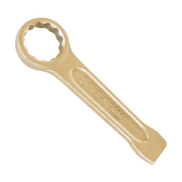 Hebei Botou Safety Tools TAURUS 防爆打撃メガネレンチ 二面幅寸法(mm):34 160-34A 1丁（直送品）