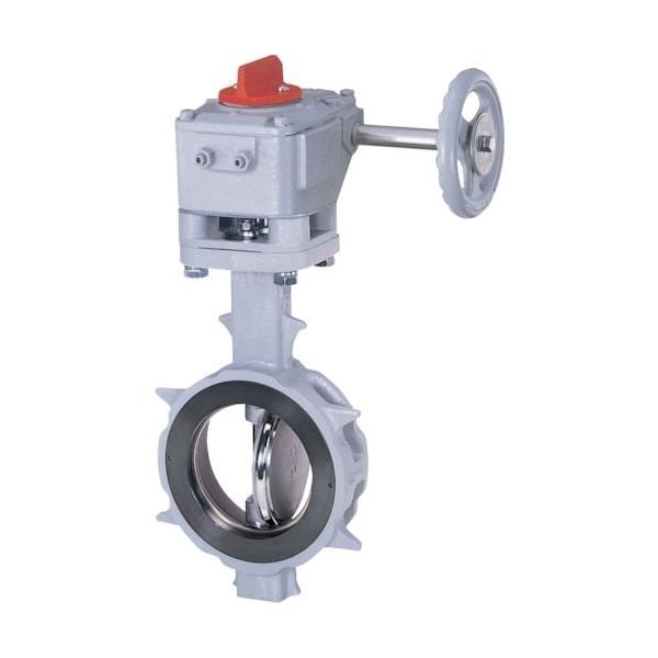 巴 バタフライバルブ JIS10K/40A 304YAー2U SCS13A/SCS13A/RーPTFE ギア 304YA-2U-40-S-R（直送品）