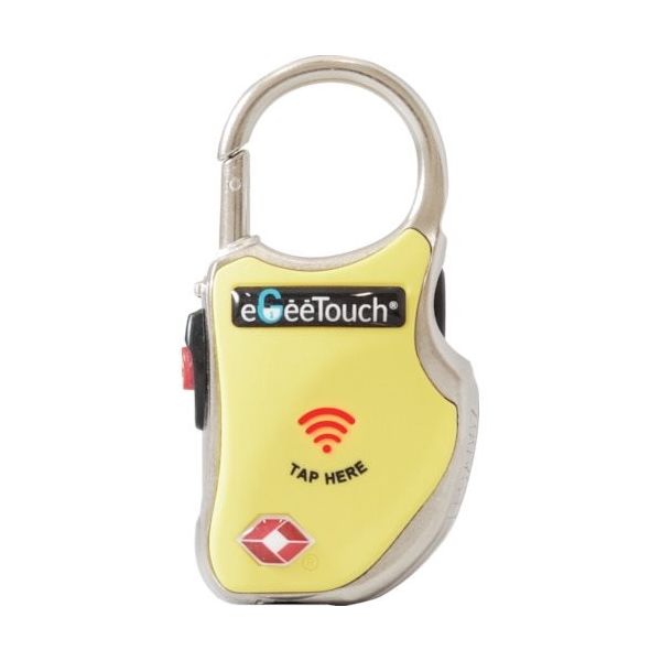 ニッポン・テック・インコーポレイテッド ジェーエスビ eGeeTouchスマートトラベルロック(黄) 5-01000-86 1個（直送品）