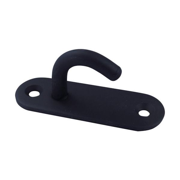 ダイドーハント DAIDOHANT ステンレス スリムオープンアイプレート (マットブラック) [8mm] 10104108 1個（直送品）