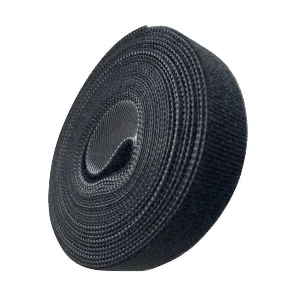 アイマーク IM 多機能表示バンド 20mm*5M 無地 黒 AMTKB4 1巻 383-8334（直送品）