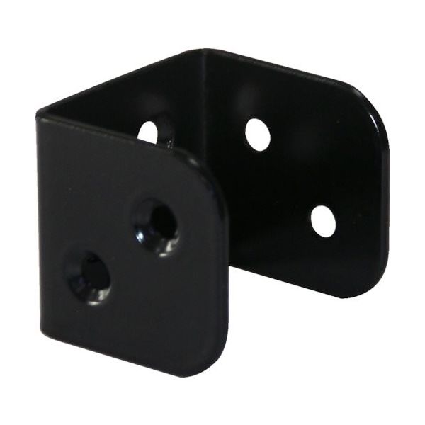 トラスコ中山 TRUSCO 2x4サポート 黒粉体塗装 コの字金具 24S-334BK 1個 396-3328（直送品）