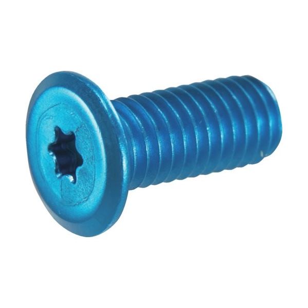 トラスコ中山 TRUSCO ヘックスローブ超極低頭ねじ アルミ アルマイト青 B191
