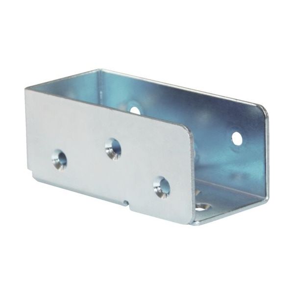 トラスコ中山 TRUSCO 2x4サポート ユニクロメッキ 受け金物 24S-49 1個 395-4984（直送品）