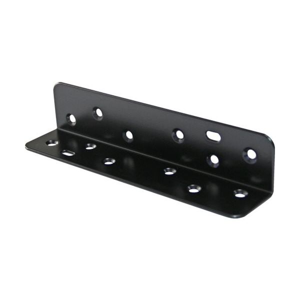 トラスコ中山 TRUSCO 2x4サポート 黒粉体塗装 L型アングル 24S-133BK 1個 395-4977（直送品）