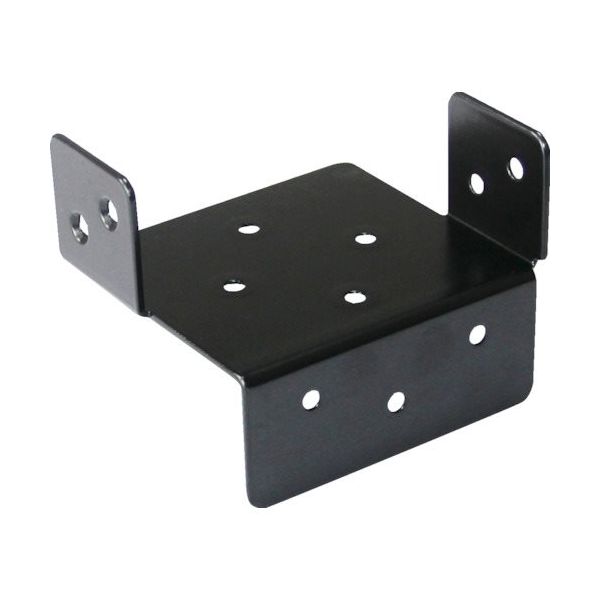 トラスコ中山 TRUSCO 2x4サポート 黒粉体塗装 コの字金物 24S-87BK 1個 396-3327（直送品）