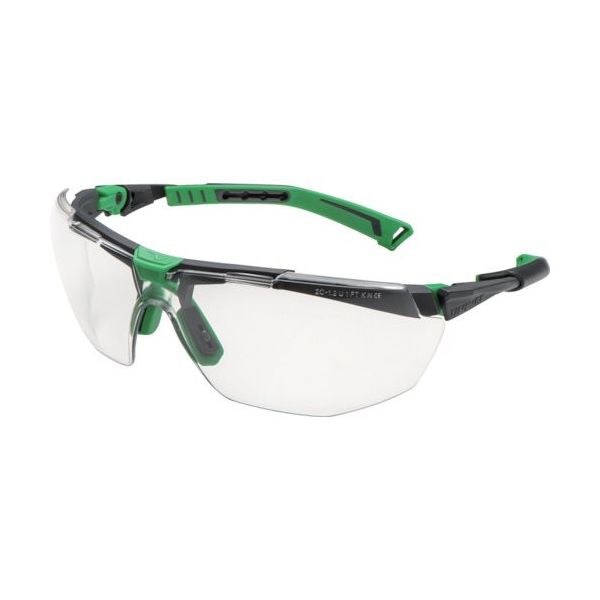 Univet ユニベット 一眼型保護メガネ 5X1 メタルグレー×グリーン 防曇コーティング付 5X1.03.00.00 1個（直送品）