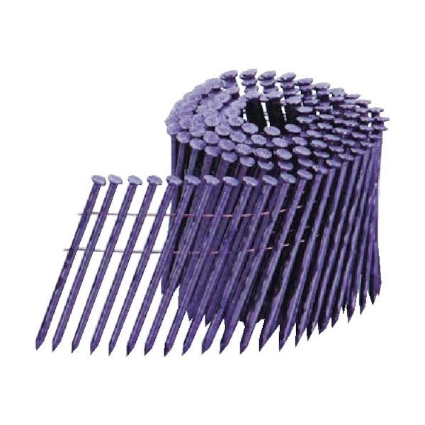 アマテイ カラーN釘/針金連結 FCーN90LH ムラサキ 120P×10 223810304 1箱(1200本) 396-4429（直送品）