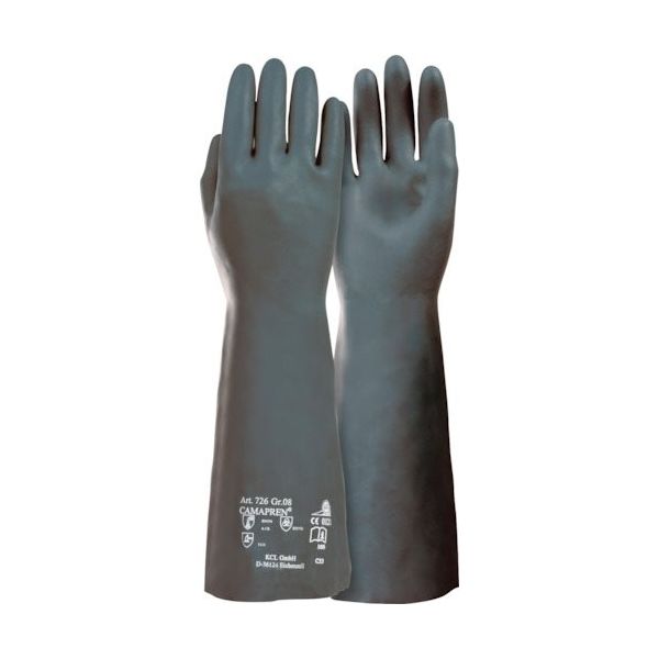 ハネウェル Honeywell 耐酸・耐アルカリ手袋 カマプレン #726 サイズM 072608141E 1双 421-0196（直送品）