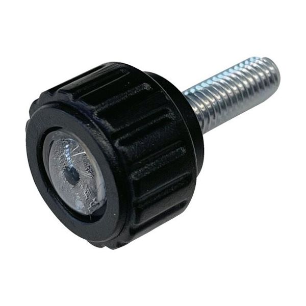 トラスコ中山 TRUSCO 滑り止め付き卓上アジャスタ 鉄 台座25φ M6ー15 CAM25-M615 1個 402-3670（直送品）