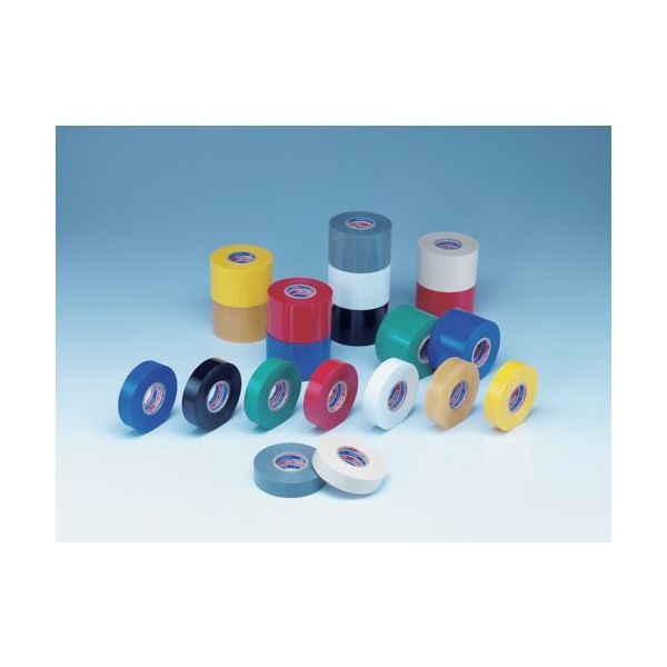 デンカ ビニテープ101 0.2X30X10 白 (5巻単位) A3695T613-W 1セット(100巻:5巻×20パック)（直送品）