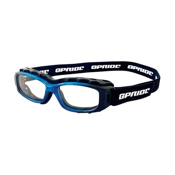 GLASSART EYEーGLOVE 93M 二眼型セーフティゴーグル ブルー (度なしレンズ) 93M-BLUE 1個 424-3212（直送品）