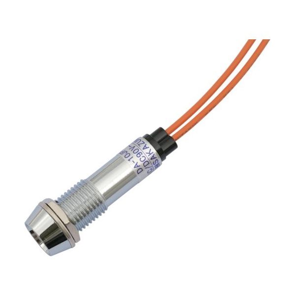 坂詰製作所 サカヅメ LED表示灯 DAー10JPL (AC/DC100V接続)φ10 橙 DA-10JPL-AC/DC100V-O 1個（直送品）