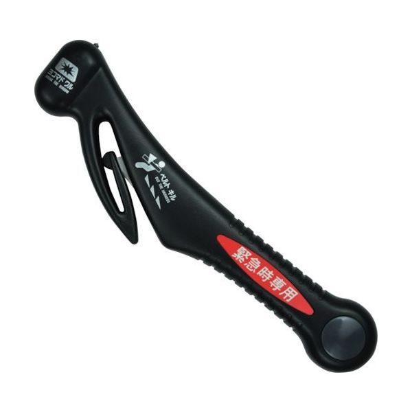 長谷川刃物 キャナリー 脱出ツールブラック DT-30-B 1個 312-8055（直送品）