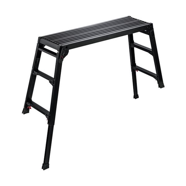 長谷川工業 ハセガワ 脚部伸縮式足場台(ブラックレーベル) DRSBー1000(10060) DRSB-1000 1台 336-0017（直送品）