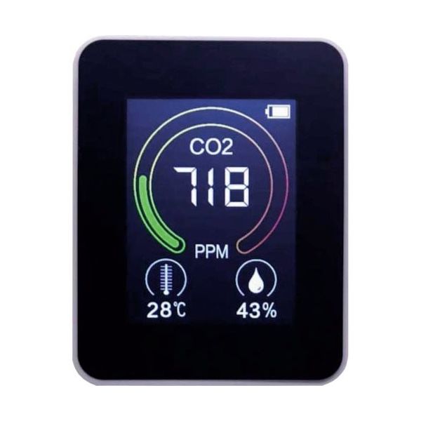 クレセル 二酸化炭素濃度計 CO2R-100 1台 386-3977（直送品） 12,804円