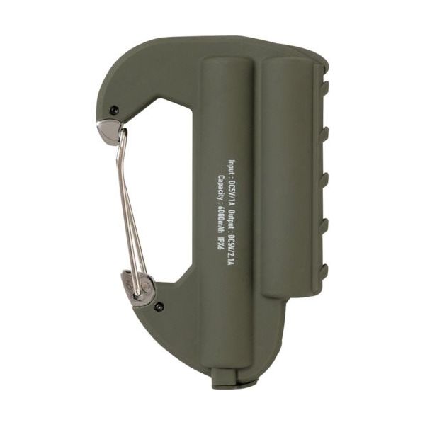 EL COMMUN エルコミューン カラビナバッテリーダブル オリーブ CRB-012 1個 430-7860（直送品）