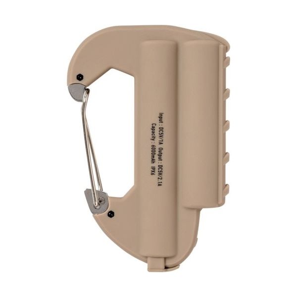 EL COMMUN エルコミューン カラビナバッテリーダブル コヨーテ CRB-013 1個 430-7862（直送品）