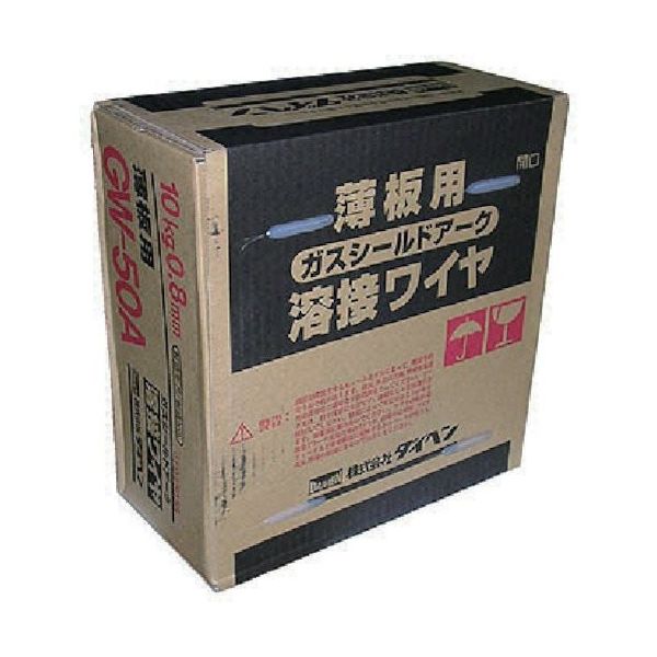 ダイヘン 軟鋼・高張力鋼溶接ワイヤ0.8φ 10KG GW-50A-08 1巻 851-2854（直送品）