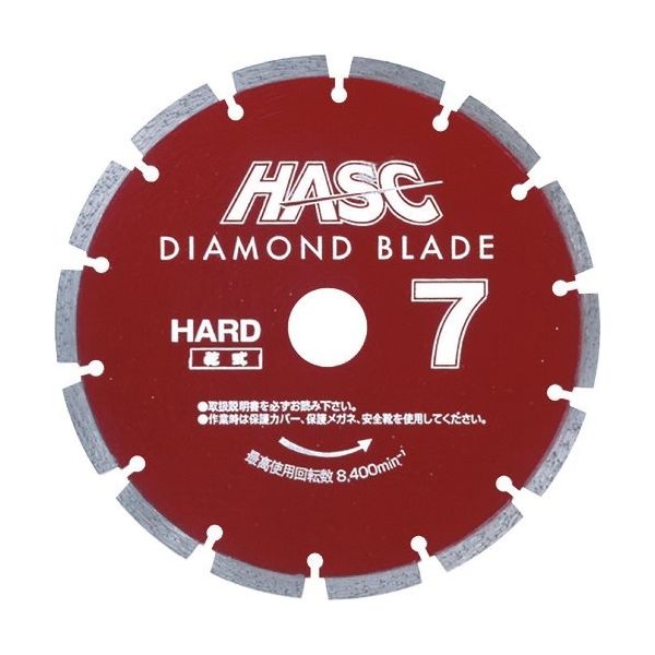 ワキタ MEIHO コンクリート用ダイヤモンドカッター ダイヤモンドブレード 180mm 乾式 HD-7 1枚 195-1481（直送品）