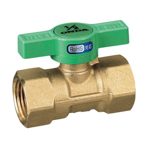 オンダ製作所 FS型 RoHS指令対応 Rc1/2×Rc1/2 Tハンドル G-FS-T15 1個 267-2082（直送品）