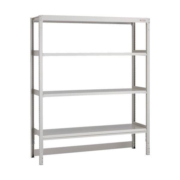 トラスコ中山 TRUSCO スチールラック M2型軽中量棚 台車天板収納型 860X600XH1800 4段 単体 M2-DB6364 1台（直送品）