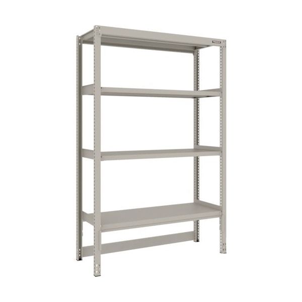 TRUSCO スチールラック M2型軽中量棚 台車天板収納型 1160X450XH1800 4段 単体 M2-DB6444 1台（直送品）