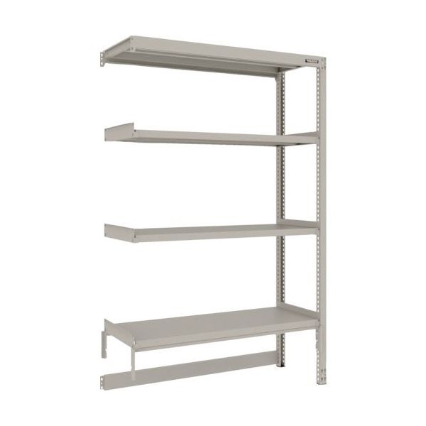 TRUSCO スチールラック M2型軽中量棚 台車天板収納型 1160X450XH1800 4段 連結 M2-DB6444B 1台（直送品）