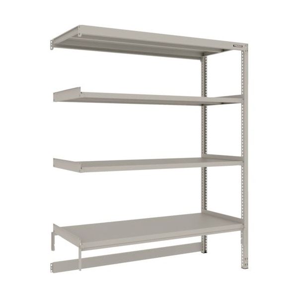 TRUSCO スチールラック M2型軽中量棚 台車天板収納型 1460X600XH1800 4段 連結 M2-DB6564B 1台（直送品）