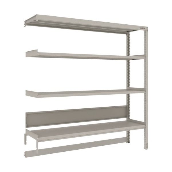 TRUSCO スチールラック M2型軽中量棚 台車天板収納型 1760X450XH1800 4段 連結 M2-DB6644B 1台（直送品）