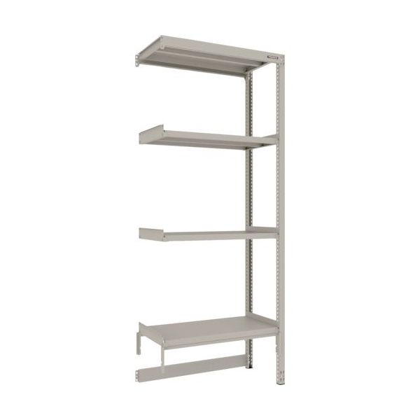 TRUSCO スチールラック M2型軽中量棚 台車天板収納型 860X450XH2100 4段 連結 M2-DB7344B 1台（直送品）