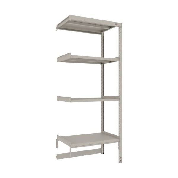 TRUSCO スチールラック M2型軽中量棚 台車天板収納型 860X600XH2100 4段 連結 M2-DB7364B 1台（直送品）