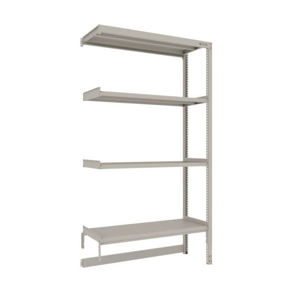 TRUSCO スチールラック M2型軽中量棚 台車天板収納型 1160X450XH2100 4段 連結 M2-DB7444B 1台（直送品）