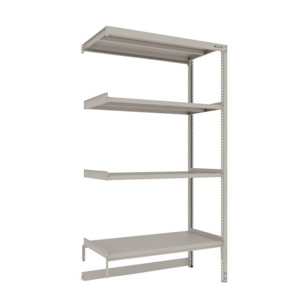 TRUSCO スチールラック M2型軽中量棚 台車天板収納型 1160X600XH2100 4段 連結 M2-DB7464B 1台（直送品）