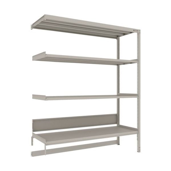 TRUSCO スチールラック M2型軽中量棚 台車天板収納型 1760X600XH2100 4段 連結 M2-DB7664B 1台（直送品）