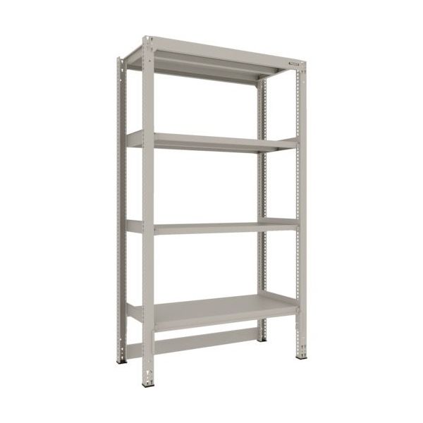 TRUSCO スチールラック M3型中量棚 台車天板収納型 W1200XD571XH2100 4段 単体 M3-DB7464（直送品）