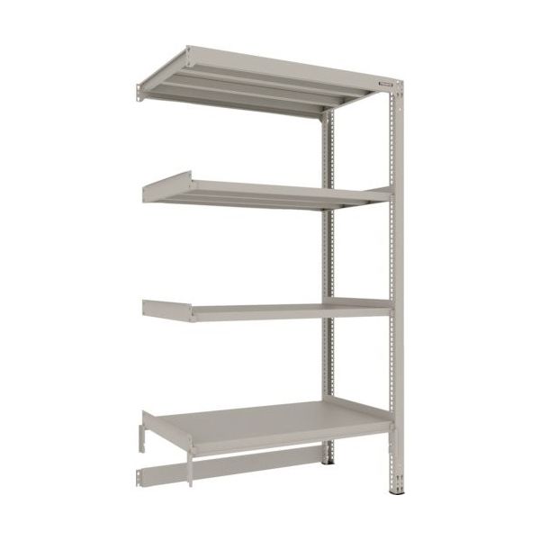 TRUSCO スチールラック M3型中量棚 台車天板収納型 H2100XW1200XD721 4段 連結 M3-DB7474B（直送品）