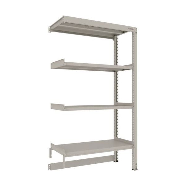 TRUSCO スチールラック M3型中量棚 台車天板収納型 W1200XD571XH2100 4段 連結 M3-DB7464B（直送品）