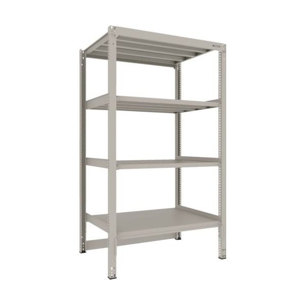 TRUSCO スチールラック M3型中量棚 台車天板収納型 H2100XW1200XD921 4段 単体 M3-DB7494（直送品）