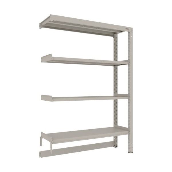 TRUSCO スチールラック M3型中量棚 台車天板収納型 W1500XD471XH2100 4段 連結 M3-DB7554B（直送品）